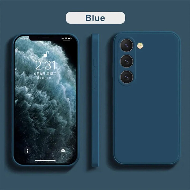Suitable for Samsung A57 Mobile Phone Case Liquid Silicone A06 Skin-Feel A55 Anti-Fall A13 All-Inclusive M30S Protective Case 5g New