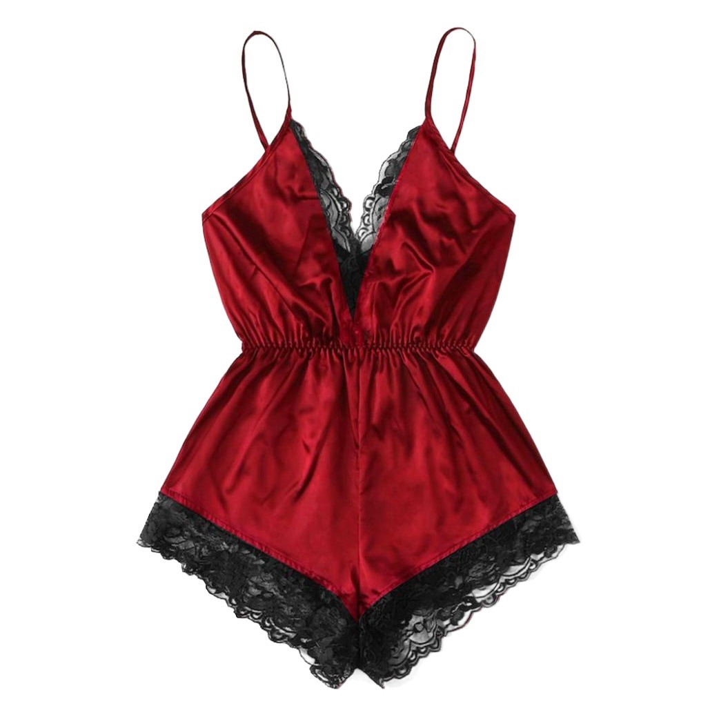 Amazon popular europeo y americano nuevo hogar desgaste de moda cómodo encaje pijamas traje en stock L1124