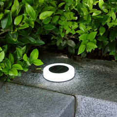 Solar Ground-Embedded Outdoor Waterproof Plastic Garden Balcony Atmosphere Decorative Stake Light Lawn Landscape Ground-Embedded Light