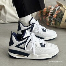 秋季aj男鞋2025新款透气板鞋潮百搭厚底增高小白鞋子运动休闲鞋女