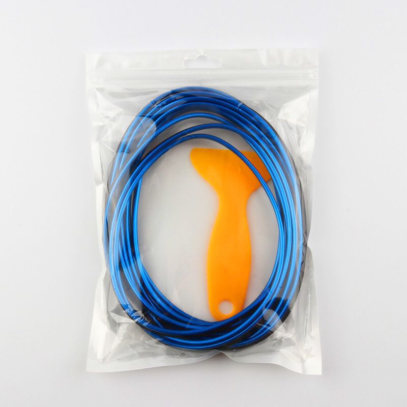 Tira decorativa del coche línea decorativa coche modificado puerta del coche panel de instrumentos interior cromo tira decorativa coche ventana TRIM