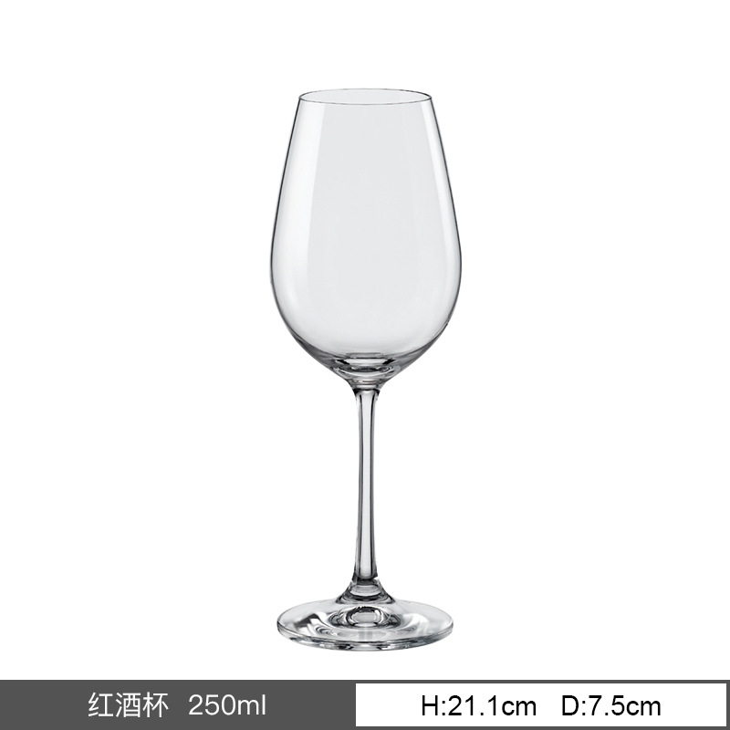 Checo Lexus cristal sin plomo de alto valor de taza de vino de lujo simple de alta calidad taza de vino alto pie taza de vino
