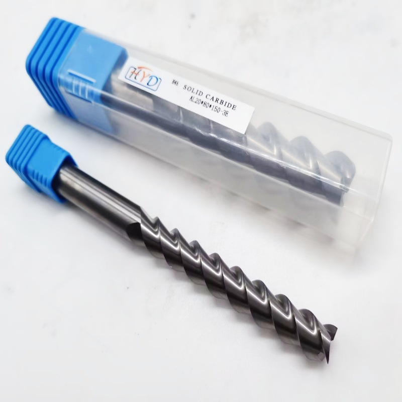 整体硬质合金立铣刀 铝用专用3刃立铣刀3*75L5*100L 8*120L12*150