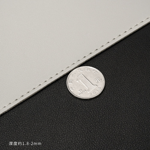 Wholesale leather mouse pad oversized overlock double-sided office computer notebook cork desk pad waterproof logo pattern