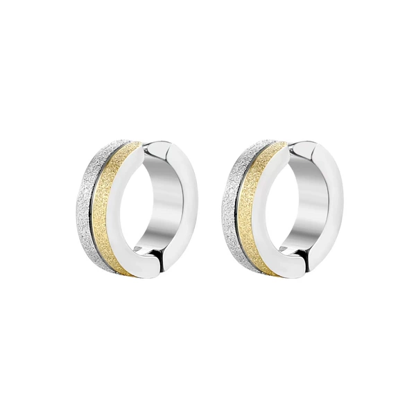 Golden ear clips, no pierced ears