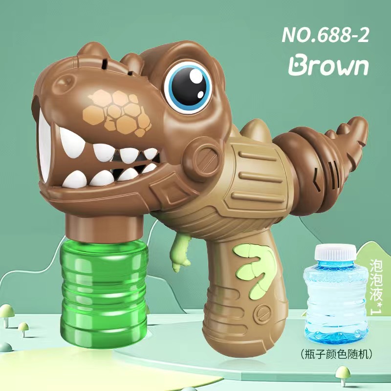 Automático Gatling espacio astronauta máquina de burbujas al aire libre de mano burbuja soplando pistola eléctrica juguetes para niños al por mayor