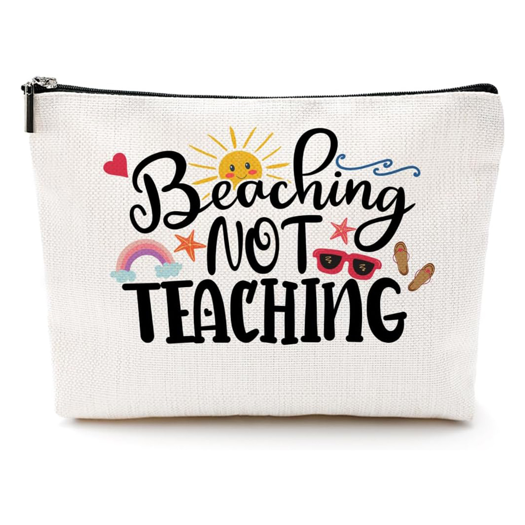Transfronterizo Amazon explosión gráfica inglesa bolsa de maquillaje regalo zipper bolsa de lino impermeable bolsa de maquillaje bolsa de almacenamiento