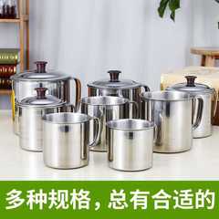 Stainless steel cup kindergarten water cup cup for students children small cups drinking tea cup metal teapot with lid