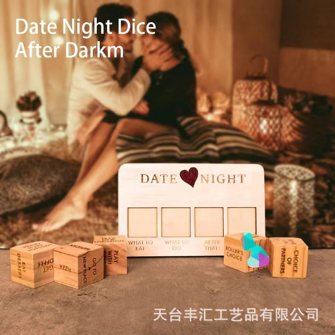 Date Night Dados amante adulto Date Night Dados Amazon independiente de pie dados de madera