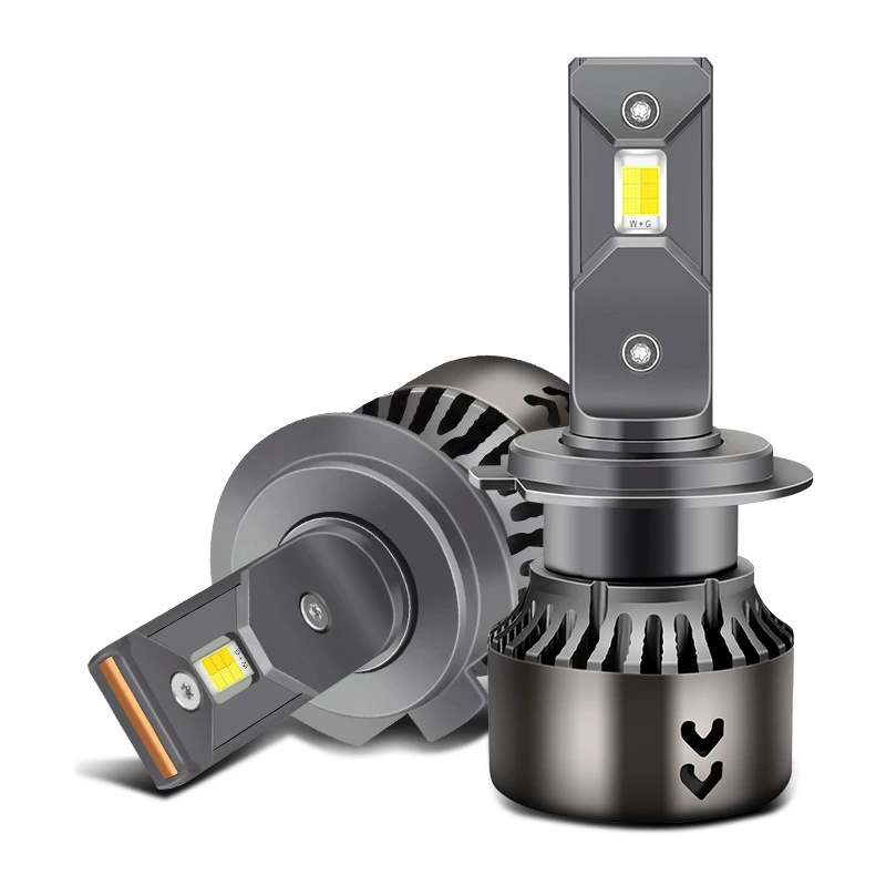 M5 Трехцветная температура двухцветная автомобильная светодиодная фара 75 Вт Модифицированная желтая супер яркая лампа ближнего и дальнего света H1H4H7H11