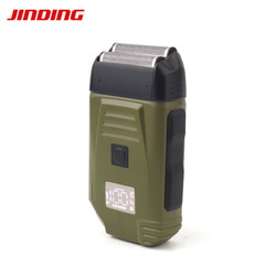 New Arrival Men's Razor Electric Reciprocating Shaver Retro Double Blade Digital Display Mini Beard Trimmer Factory