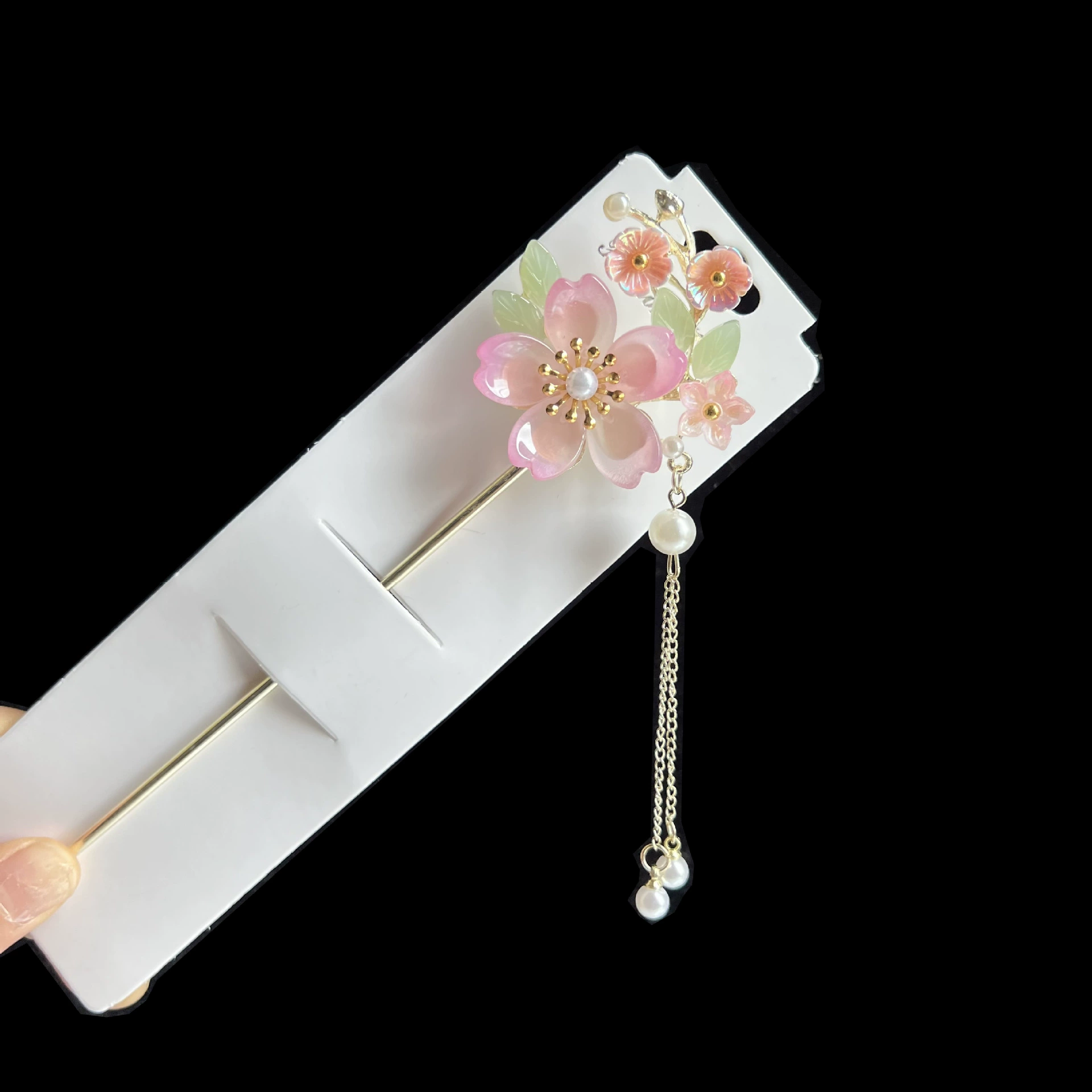 Hairpin Hanfu заколка для волос, орхидея цветочный декоративный аксессуар для волос, простая элегантная китайская стиль