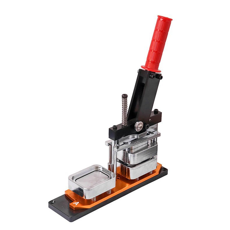 44x70MM estadounidenses en una máquina de insignia rectangular insignia insignia fabricación de equipos personales máquina manual