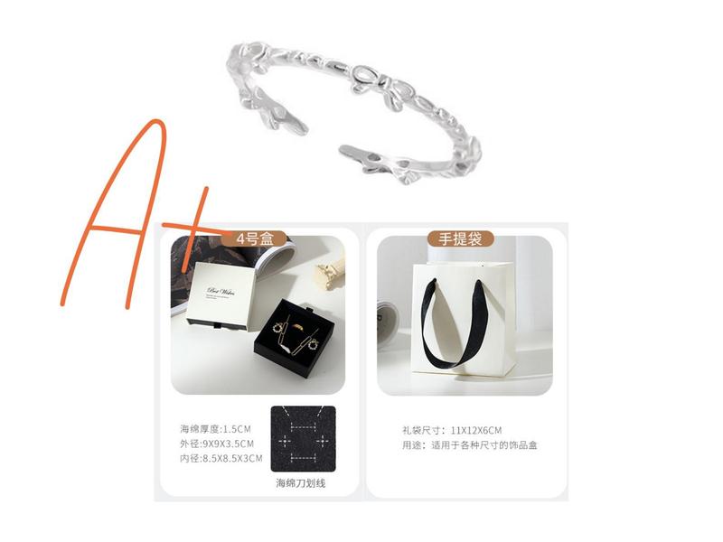 日韩INS极简风小众设计 S925纯银蝴蝶结戒指纤细轻奢高级感食指女|undefined
