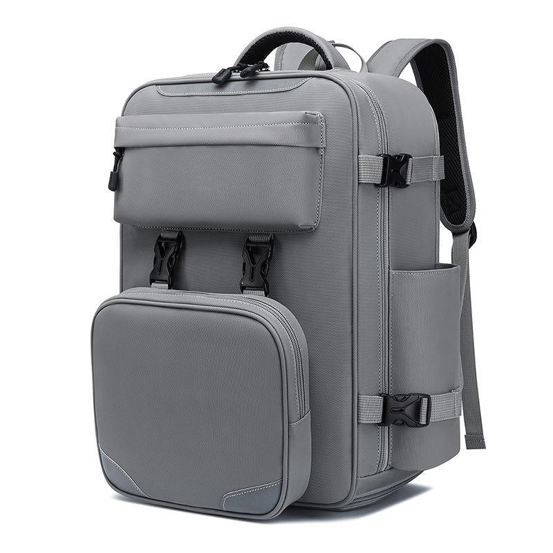 跨境新款大容量双肩包休闲百搭电脑旅行背包男女通用防水休闲包