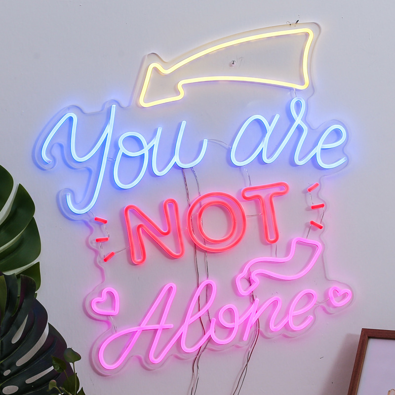 厂家LED霓虹灯发光字软灯带创意造型灯带广告招牌字制作