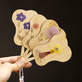 竹制手工迷你小扇子古风团扇书签扇子装饰拍照饰品芭蕉扇折扇竹扇