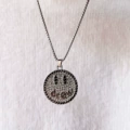 Full rhinestone drew + 3.0*70cm pearl chain