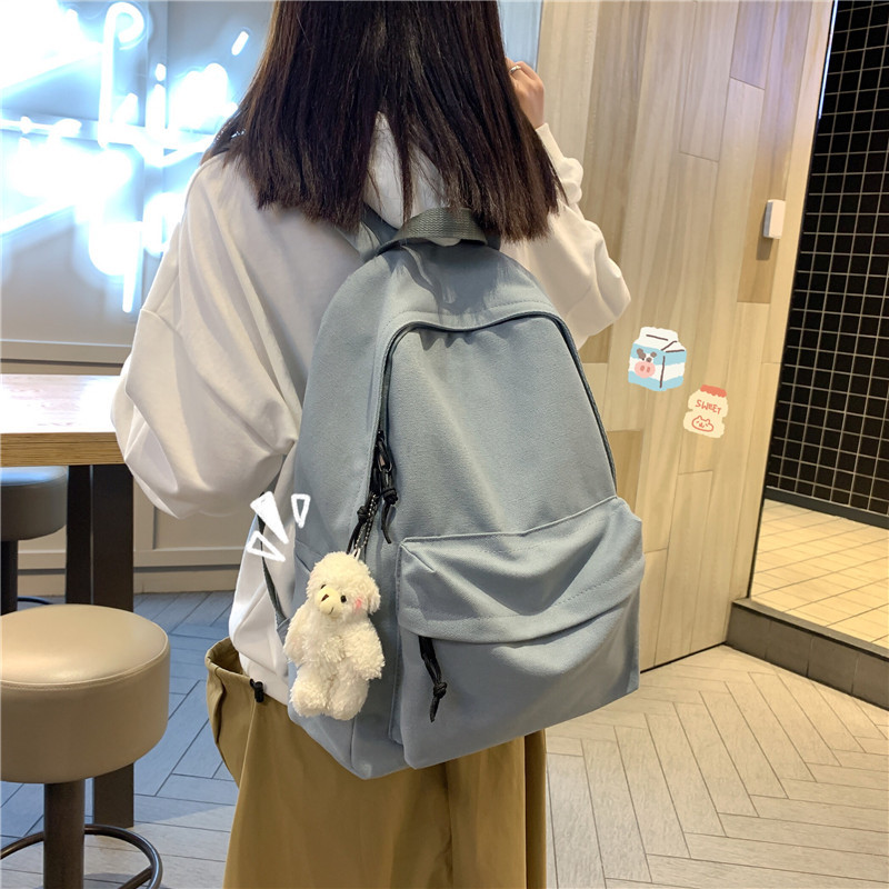 Harajuku Style Backpack Blue