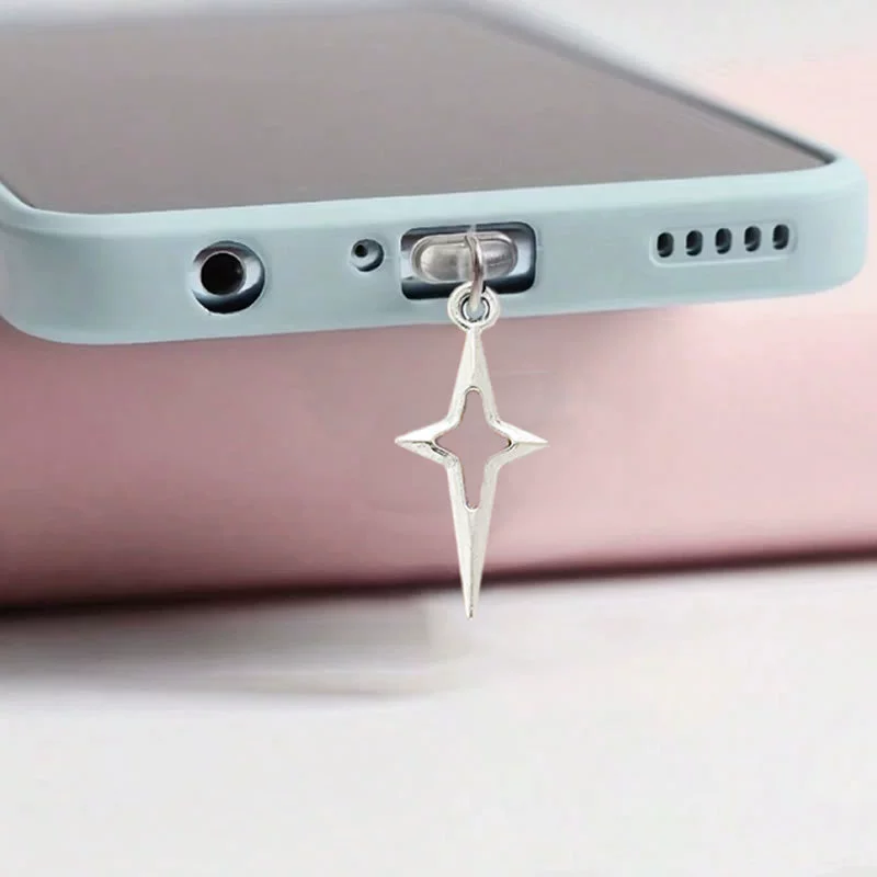 Metal bracelet, decorations with accessories, accessory, pendant, handle, dustproof mobile phone protection, Amazon, handmade