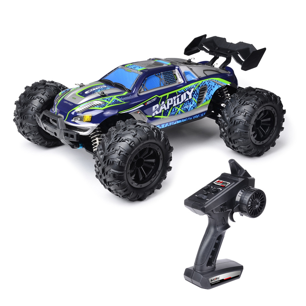 SUCHEYU 1:16 Vehículo todoterreno de alta velocidad 4x4 a escala completa Big Foot, modelo de coche eléctrico con control remoto 4x4
