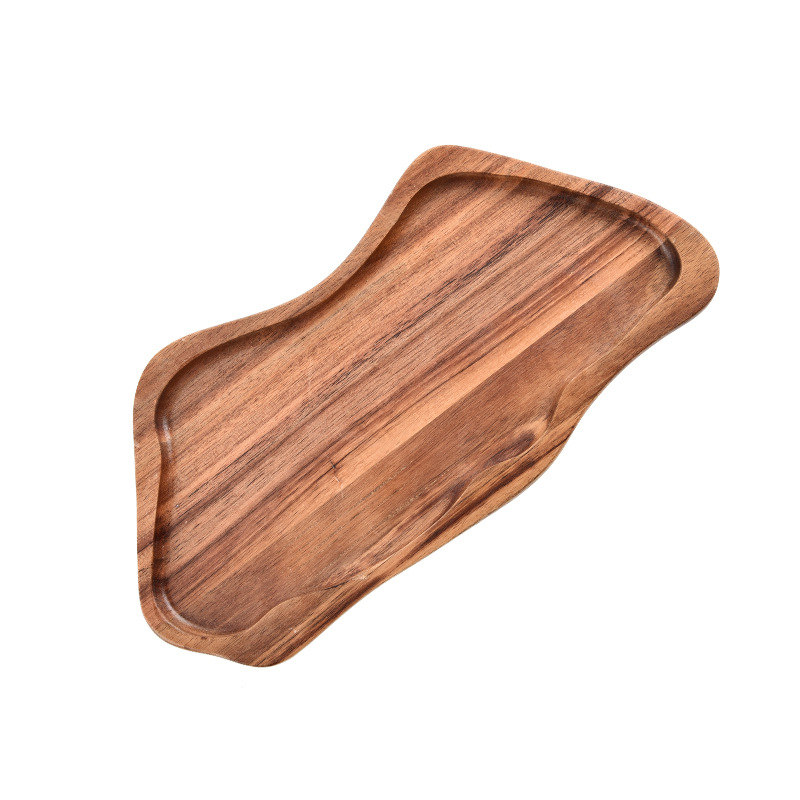 Fábrica directa Acacia pallet M-shaped pallet sushi pizza pan madera tabla de corte al por mayor venta caliente