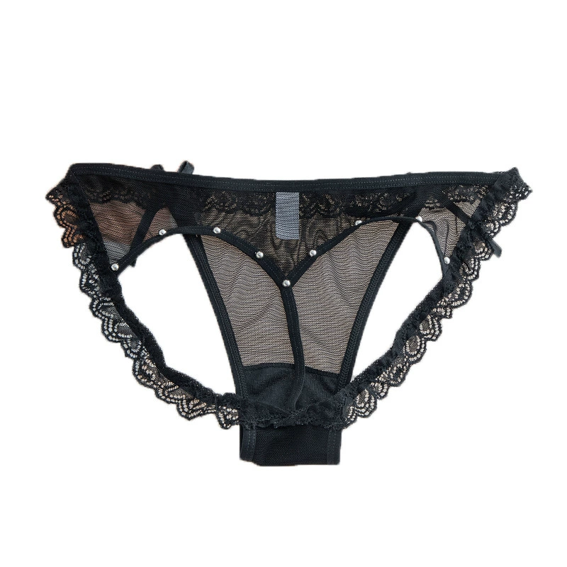 Сексуальное нижнее белье Wild Rivets из чистого кружева для женщин с открытыми бедрами, прозрачное, с заниженной талией