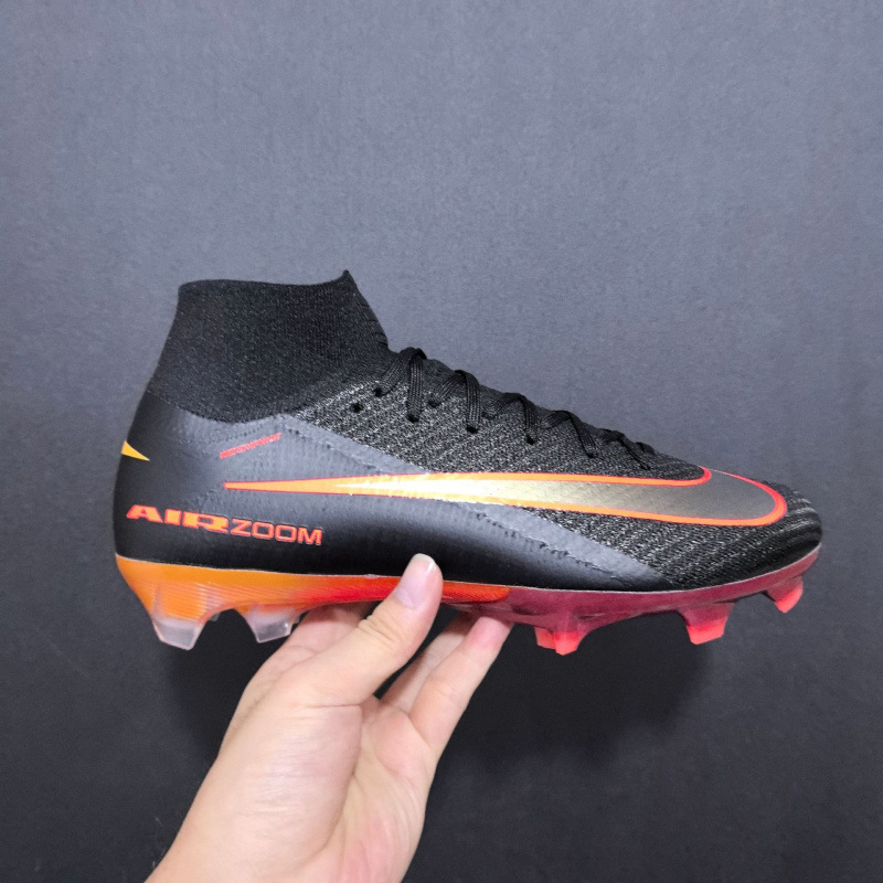 Zapatos de comercio exterior Superfly zapatos de fútbol de combate real para hombres Assassin 16 zapatos deportivos de punto de alta altura zapatos de fútbol de moda FG para mujeres