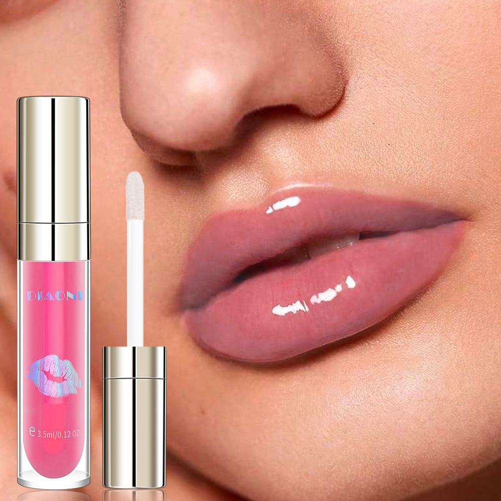 Elegant Solid Color Plastic Lip Glaze display picture 2