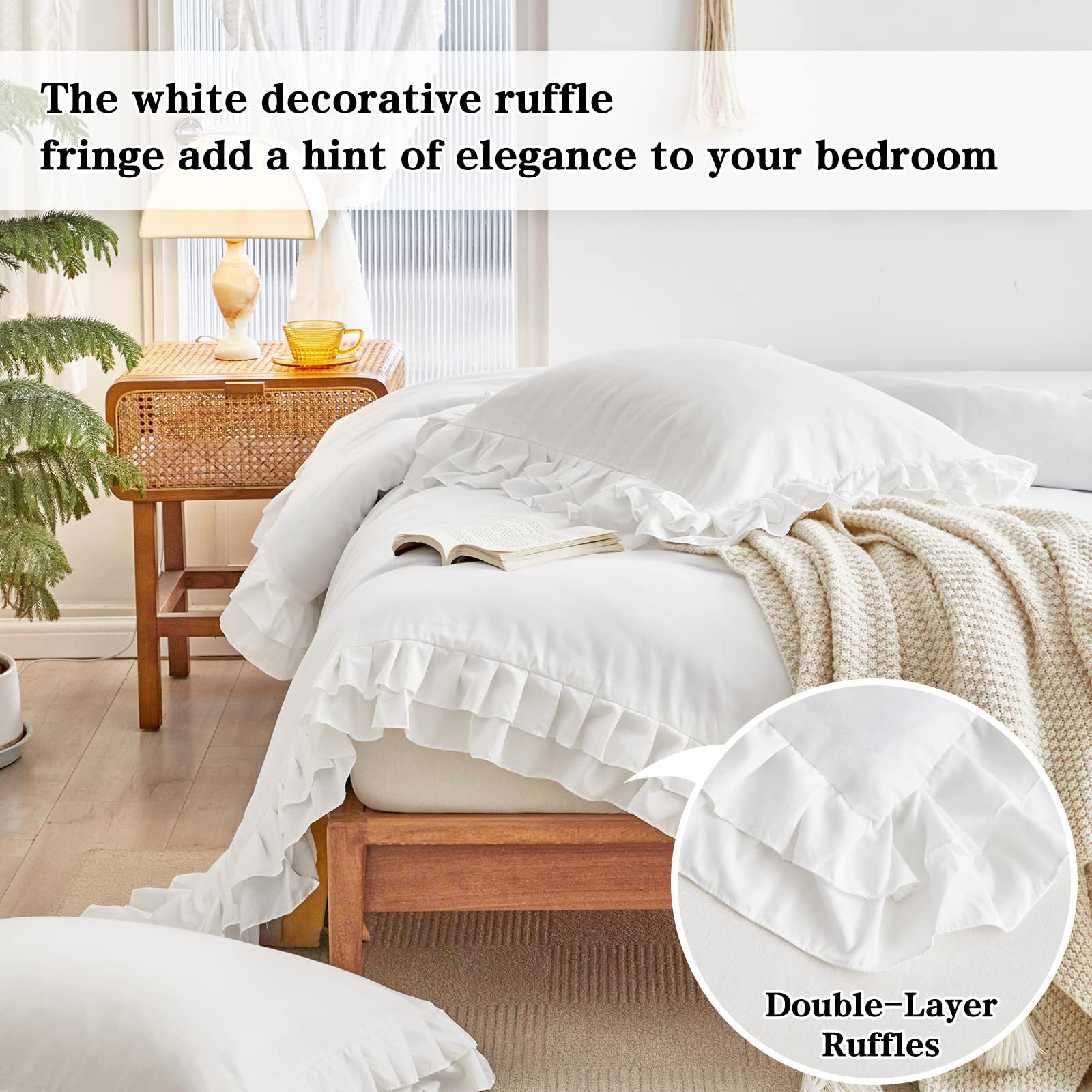White Queen(1 Comforter + 2 Pi