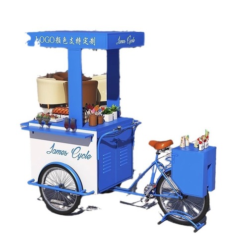 Jinjie Outdoor Stall Truck Shopping Mall Exhibition Mobile Night Market Snack Tricycle Internet Celebrity Stall Truck Coffee Milk Tea Truck