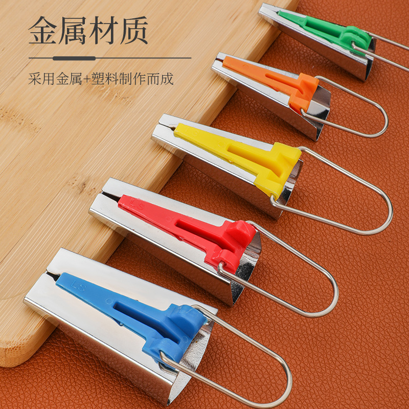 Herramientas de mosaico DIY fabricantes de cinta de bordes de bordes de 6 - 25mm tubo de tracción de tela de mosaico pie de presión de clip pequeño