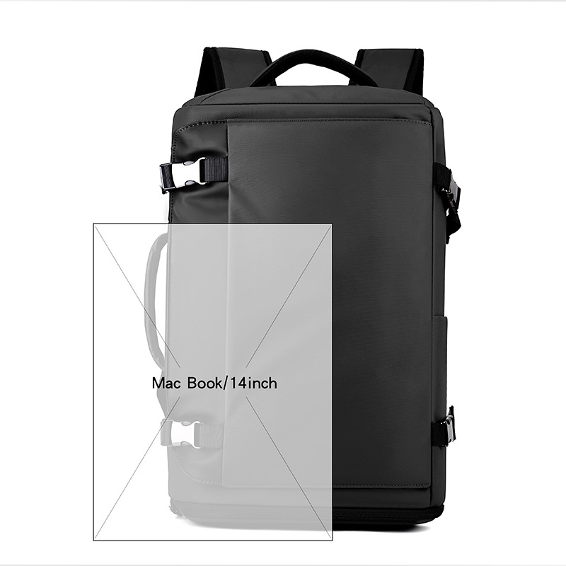 Mochila para Computadora de Gran Capacidad de Poliéster Impermeable para Viajes de Negocios