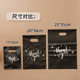 New flat mouth four finger thankyou bag underwear bag jewelry gift bag garment bag cross-border foreign trade bag wholesale