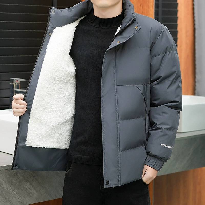 Demi-season winter down jacket for beloved, increased thickness