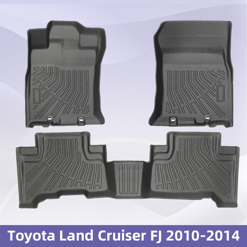 Para Toyota Land Cruiser FJ2010 - 2014 TPE almohadilla de pie 3D todo el tiempo almohadilla del maletero