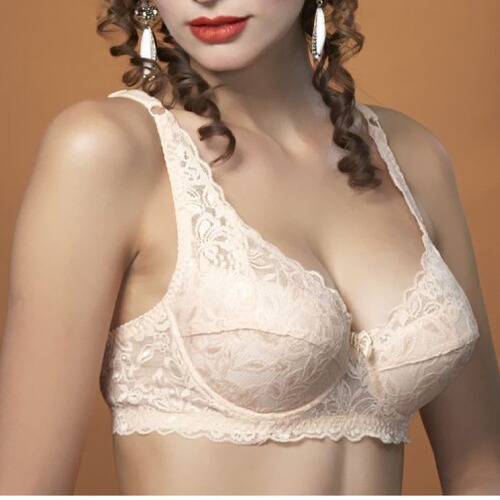 Foreign trade AliExpress bra spring and summer thin breathable large size lace bra sexy push-up adjustable underwear
