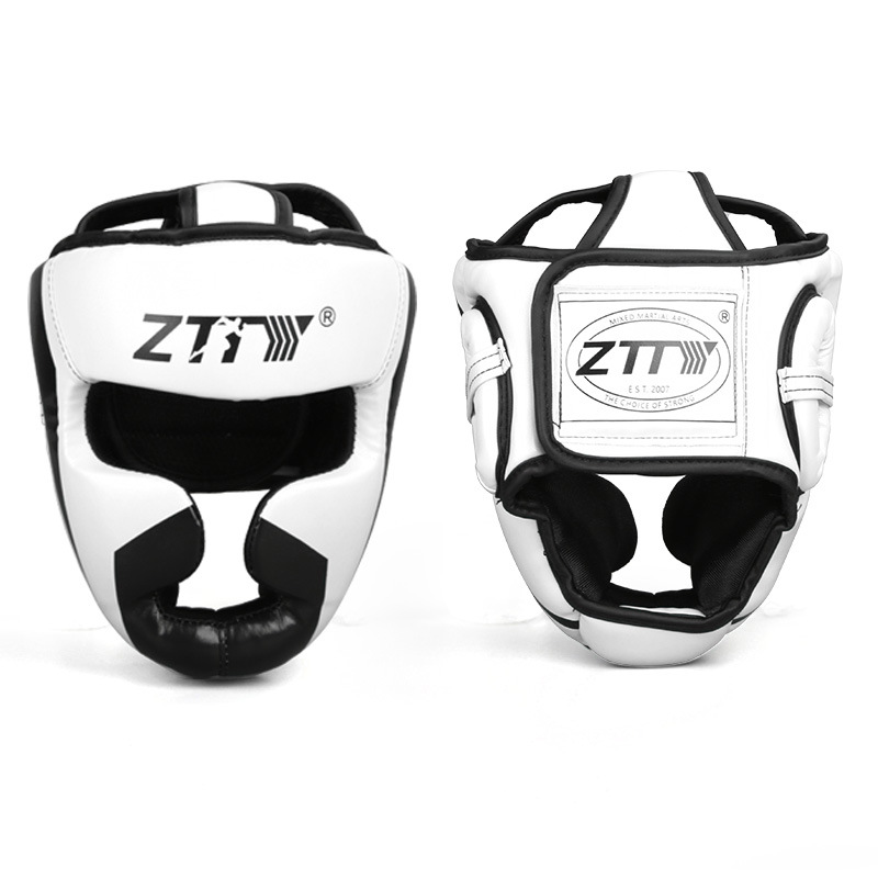 ZTTY Boxing Head Protector al por mayor Fighting Head Protector de cara de mono Fighting Sanda Training Casco engrosado