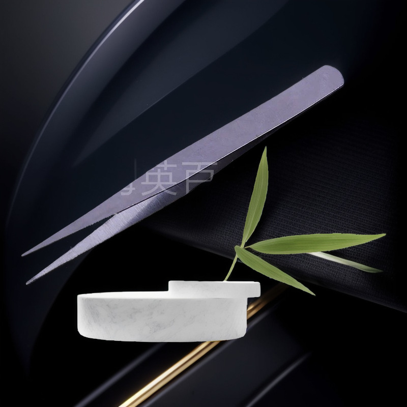 厂家直供镊子12.5CM夹钻石画工具夹子工具包不锈钢直弯镊子小工具