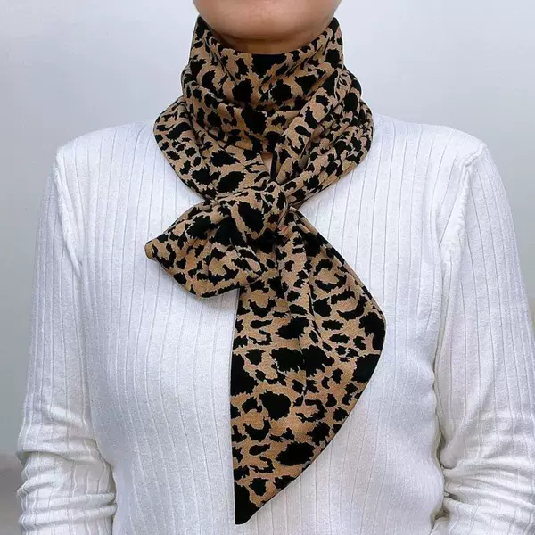Leopard-Australian cotton long napkin