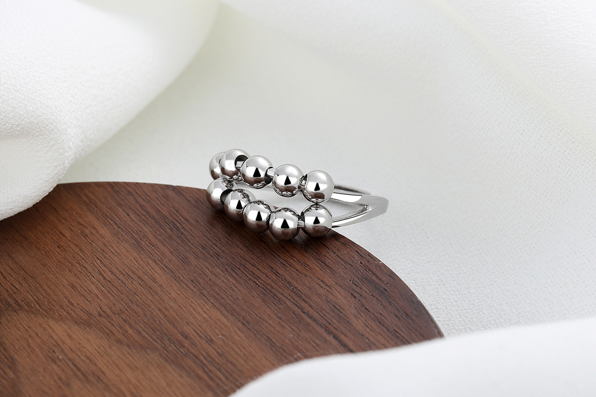 Fashion Geometric Solid Color Copper Rings 1 Piece