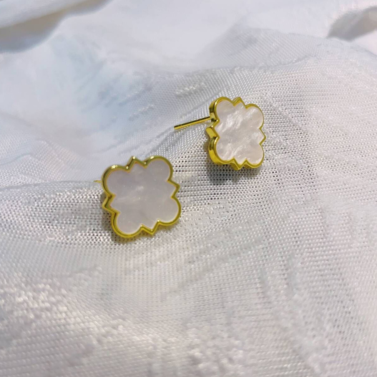 Ear Studs Classification 1 Pair Quantity 1 Pair Simple Style Geometric Alloy Ear Studs