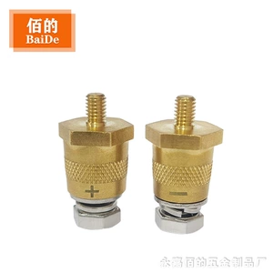 Brass M6/M8 Terminal Posts Battery Terminal Car Battery Connector Terminal Battery Maintenance and Modification Parts