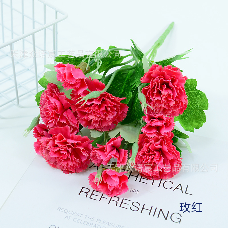 Simulación de 10 claves para decorar el hogar Día de la Madre Día del Maestro ramo de regalos de flores centro comercial tela de atmósfera festiva