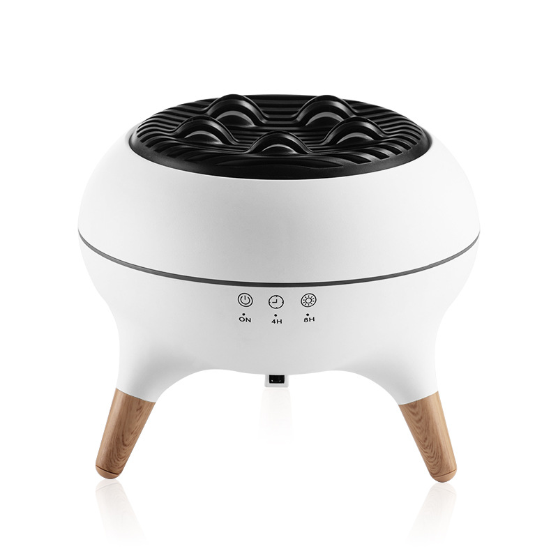 Nuevo humidificador de control remoto de sincronización de llama colorida de simulación transfronteriza, máquina de aromaterapia de niebla de atomización ultrasónica doméstica