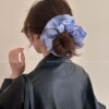 2#Blue four-layer large intestine hair tie [super korean style]