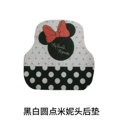 Avtomobil döşəmə paspasları: Cartoon Car Anti-Slip Dust Removal Floor - cute-6-back-row-5050cm-standard