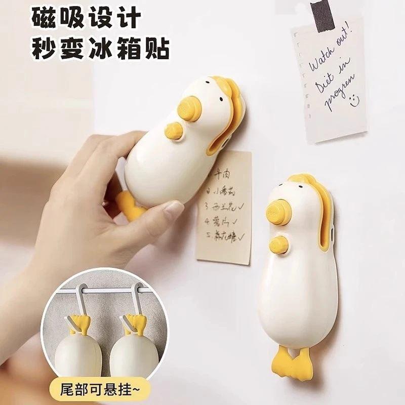 sellador doméstico pequeño tipo recargable de mano sellador de plástico clips bolsa de plástico mini snack sellador tipo de presión