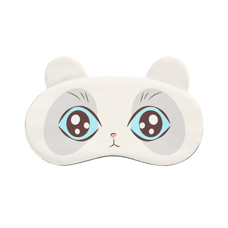漫画風のかわいい子供用睡眠アイマスク、遮光、温冷湿布、アイスパック、卸売、ロゴ印刷可能、目元用|undefined