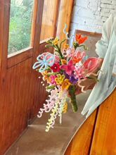 扭扭棒新娘手捧花diy花束材料包创意童真马卡龙花送朋友礼物源头